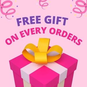 Pink and Yellow Gift Box Graphic